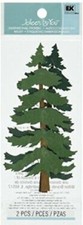 Pine Tree Trees Woods Forest Evergreen Christmas Jolee's Stickers Die-cut Craft