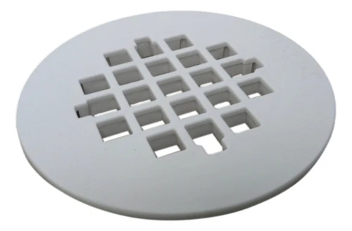 Proflo PF42947 4-1/4" Plastic Strainer for Shower Drain- White - Picture 2 of 2