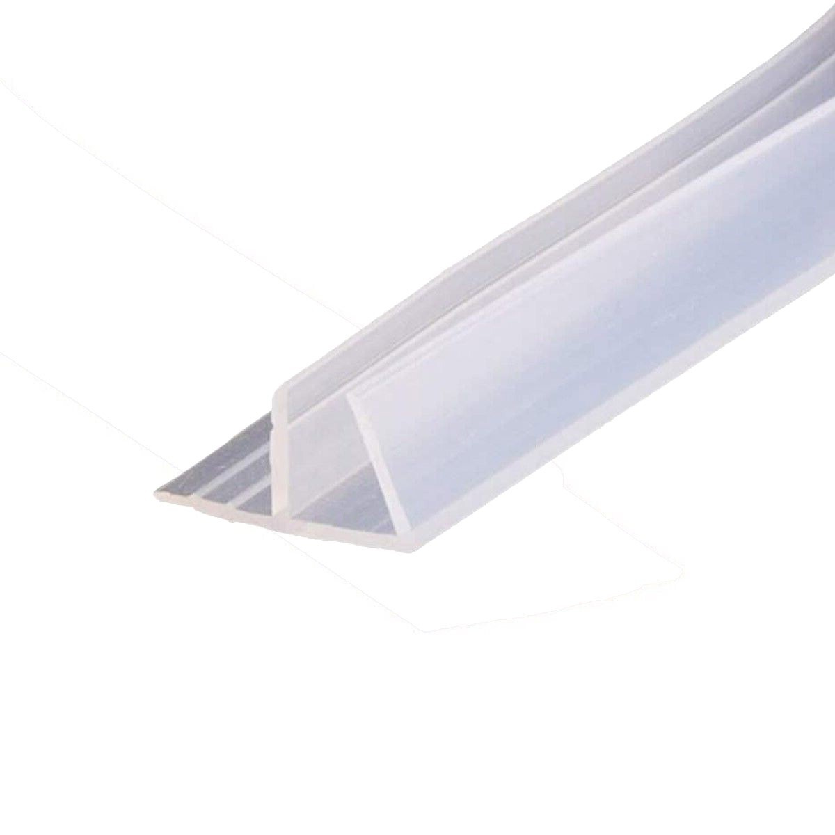 Junta De Ducha Perfil F Repuesto Silicona Transparente 10 Mm 2Mt 74236