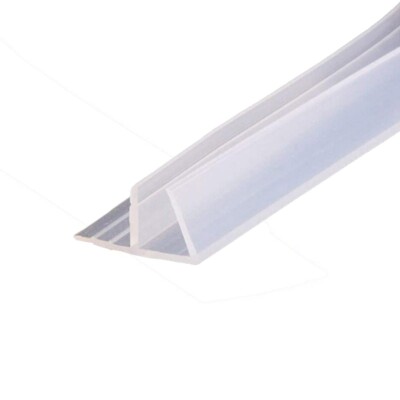 DICHTUNG DUSCHKABINE PROFIL F ERSATZ SILIKON TRANSPARENT 10 MM 2MT 74236