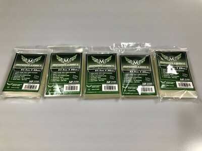moon card sleeves MTG/CCG (63.5x88mm) PREMIUM COLOR BACKED! 80/Pack (Choose These sleeves offer a sturdier case and stronger protection for your cards Mayday Premium Card Game Sleeves