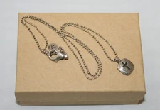 Silpada Sterling Silver Petite Textured Oxidized Cross Pendant Necklace N1925