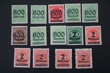 Deutsches Reich Nr.: 301A - 312B postfrisch