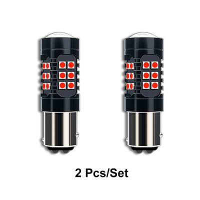 2x 1157 LED Strobe Flashing Brake/Stop Bulbs Tail Blinking Light Safety Warning