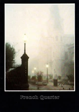 Postcard Chrome French Quarters Fog Building New Orleans Louisiana 