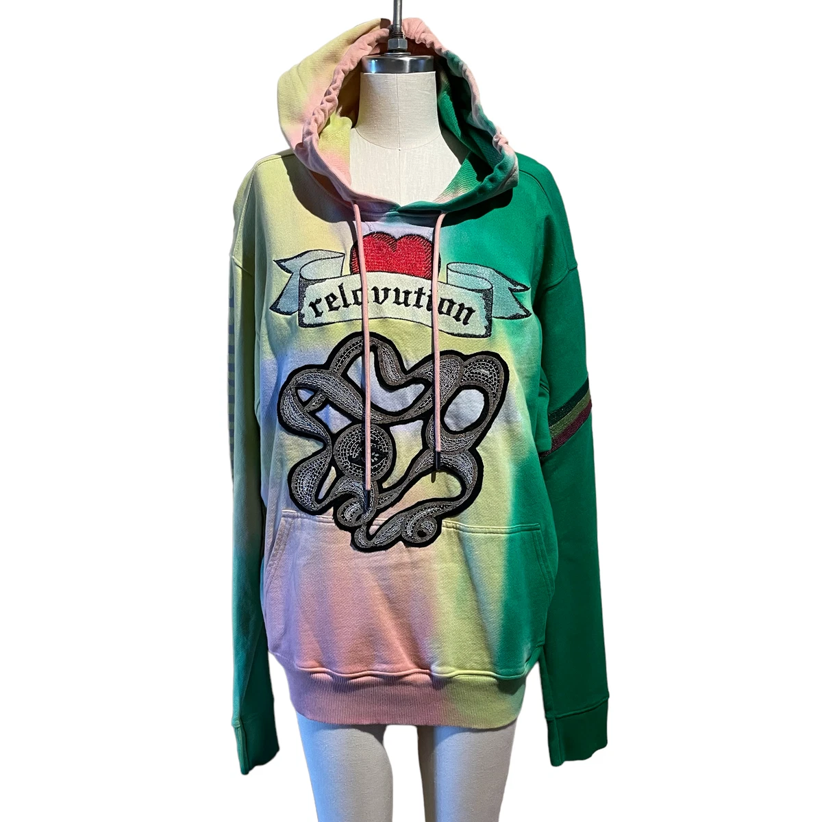 Zadig Voltaire Spencer Tie Dye Hoodie Sweatshirt Medium