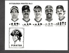 1980s Kemp Mazzilli Press Kit Photo Baseball Pittsburgh Pirates Bristol Press 