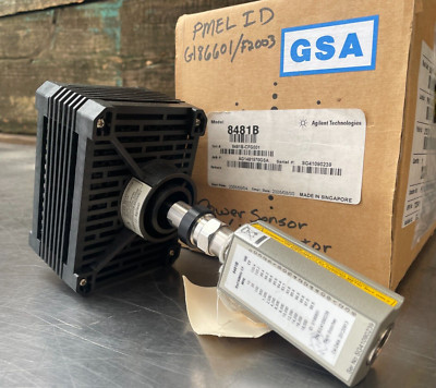 Agilent HP Keysight 8481B w/ 8498A Power Sensor with High Power ...