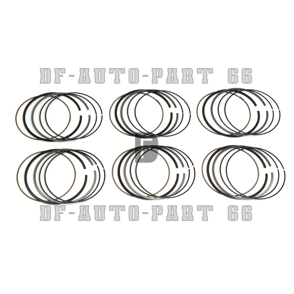 Juego de 6 anillos de pistón Φ89,9 mm para Mercedes-Benz C240 C320 E320 M112 3,2 L V6 W203 Foto 2 de 4