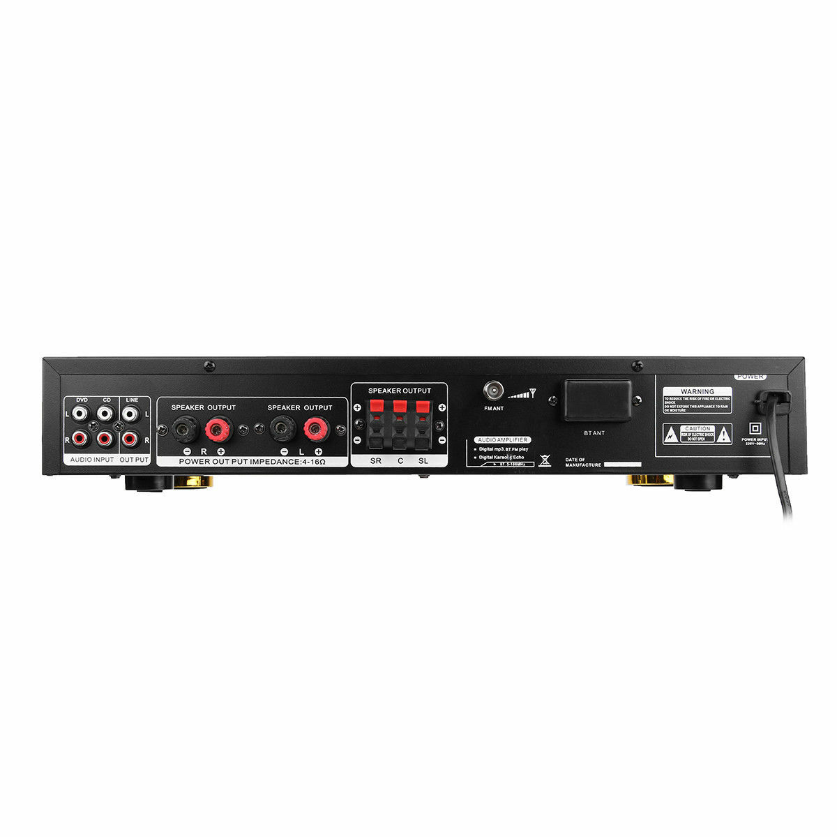 Sunbuck AV-628BT 5 Channel Bluetooth Stereo Surround Power Amplifier | eBay