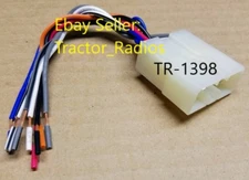 Tractor Radio Stereo Wire Harness Plug Loader Excavator CD Player Stereo TR-1398