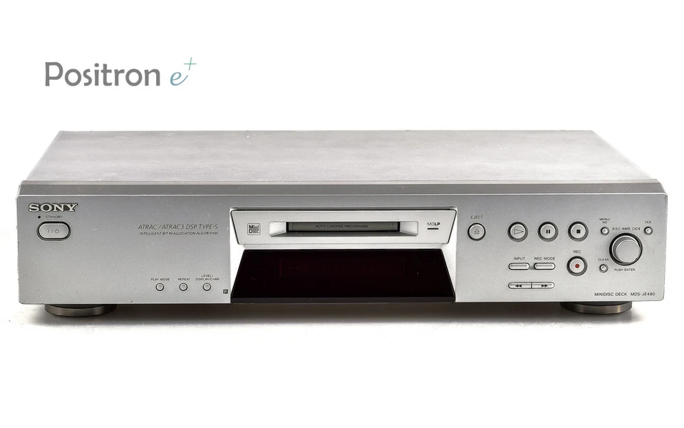 Sony MDS-JE480 MiniDisc Enregistreur Argent / MDLP / Révisé 1 An De Garantie [2]