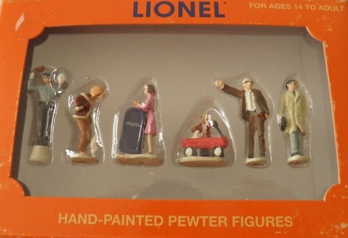 Lionel 6-24122 Escala O Lionelville People Pack Figuras de Peltre (Juego de 6) | Condition: New