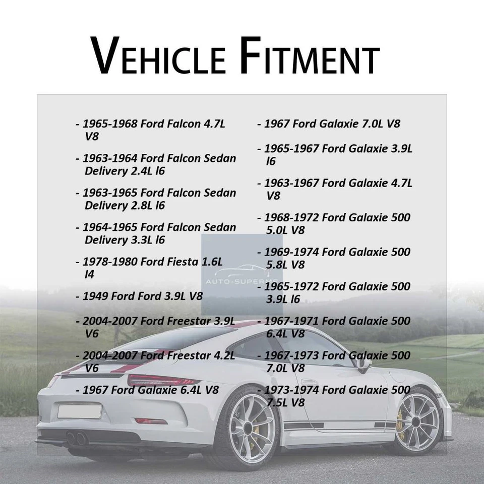 Termostato de refrigerante de motor para Ford F-350 7,5 L 1973-1997 Foto 3 de 4