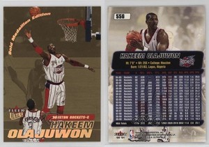 2000-01 Fleer Ultra Gold Medallion Hakeem Olajuwon #55G HOF