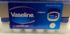48 Mini Size Vaseline Petroleum Pure Skin Jelly Original 0.25 oz X 48