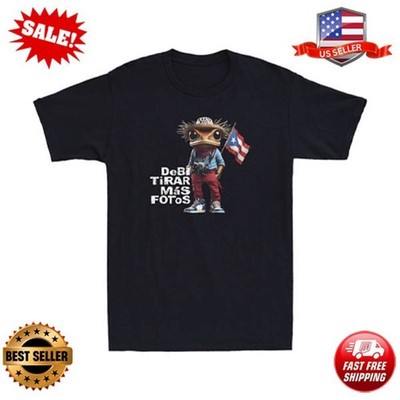 Debi Tirar Mas Fotos Bunny Funny Photographer Frog With Hat Meme Men's T-Shirt