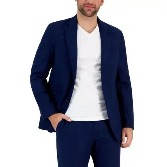 Club Room Men's 100% Linen Blazer Jacket Sport Coat Unlined Navy Blue NWT
Opens in a new window or t