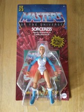 Masters Of The Universe Origins Sorceress 5  on Unpunched Card  2022  New Sealed
