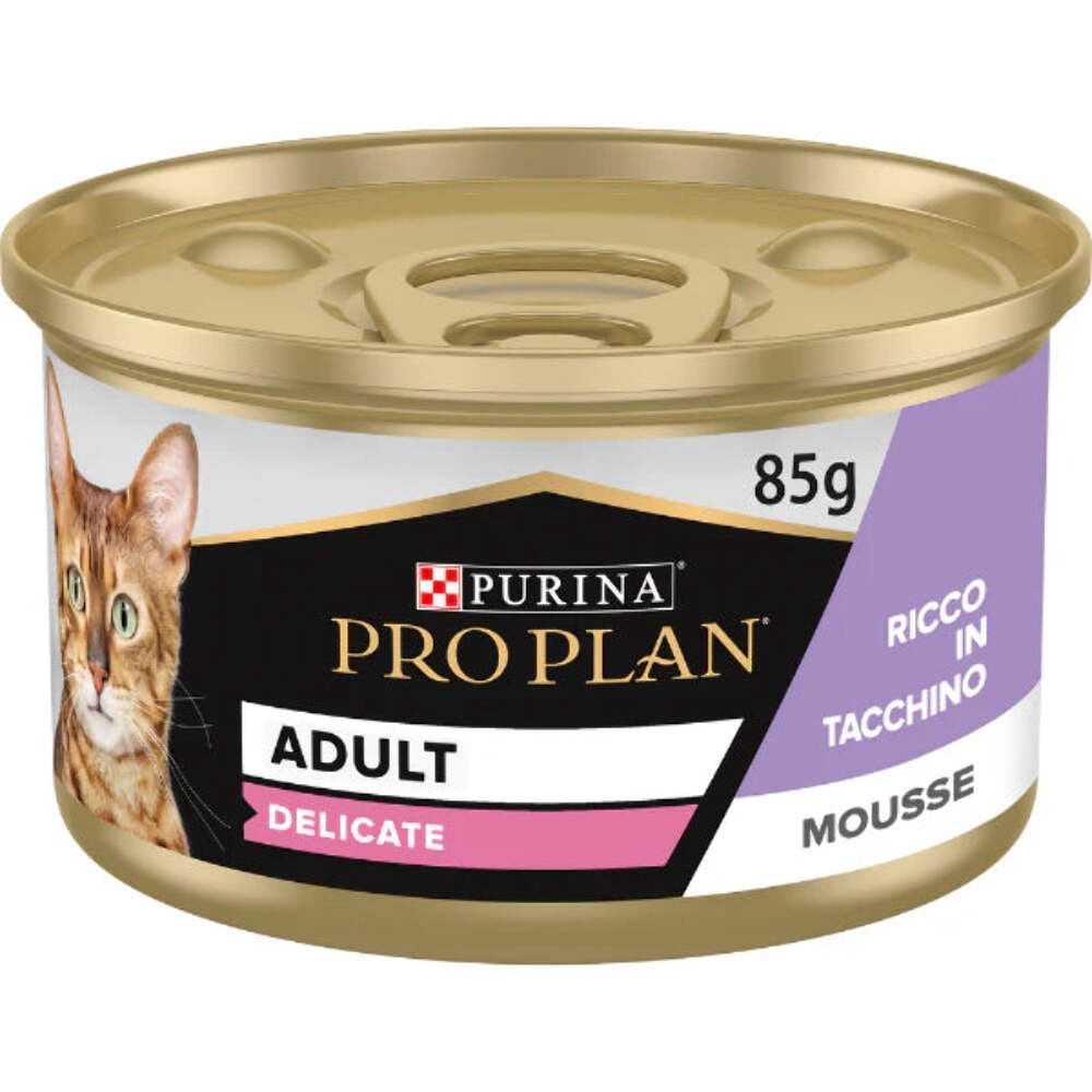PURINA PROPLAN ADULT DELICATE CON TACCHINO 85 GR.