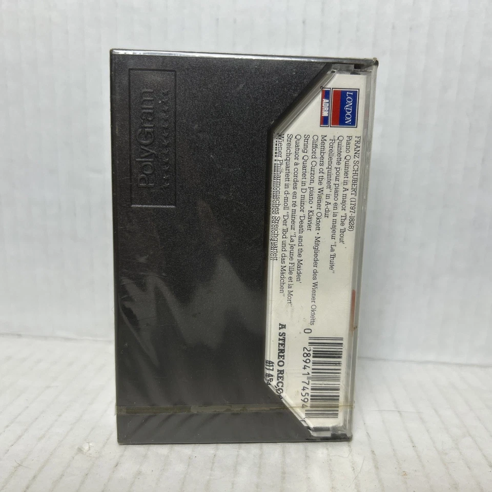 Franz Schubert – Trout Quintet - Death And The Maiden - Clifford Curzon Cassette - Image 3 of 4