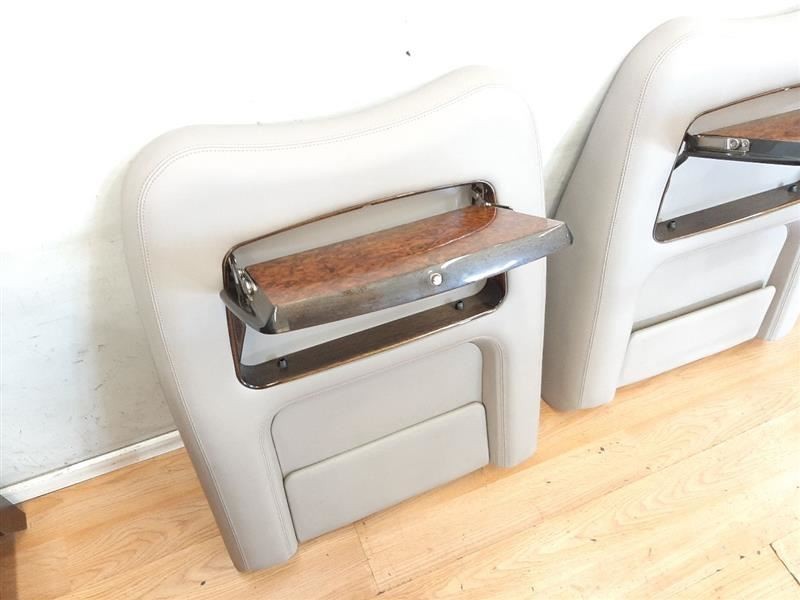 Bentley Arnage Rear Picnic Tables Seat Fall Table Set Left Right Wood PW57242PBU