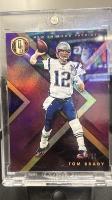 Panini 2018 Gold Standard Tom Brady #1 Rose Gold /25 New England Patriots
