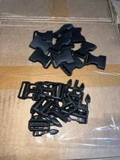 25-Pack 1" Inch Plastic Side Release Buckle for Webbing- MilSpec MADE IN THE USA