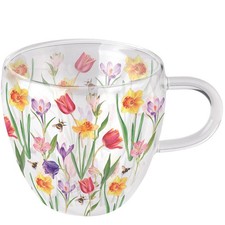 Doppelwandiger Glasbecher Ø 10 h 9,5 cm 0,2L...