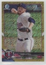2018 Bowman Chrome Prospects Gold Shimmer Refractor 31/50 Zack Littell 09an