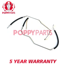 Fits Defender 2.5 D TDi High/Low Pressure Power Steering Pipes Poppy
