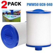 2 Pack Compatible Filter PWW50 SPA Hot Tub 6CH-940 Superior Spas Pool Filters