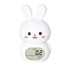 Charging Cute Shaped Night Light Clock Sleep Atmosphere Light Clock6179
