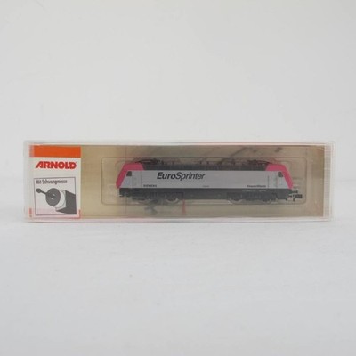 Arnold 2435 Elektrolok BR 127, Bo´Bo´, silbergrau/pink/grau, ´EuroSprinter´ N