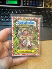 2021 Topps Garbage Pail Kids GPK Goes On Vacation Rain Forrest #11a Red /75