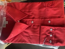 Sheplers Men's Red Western Shirt Snap Buttons