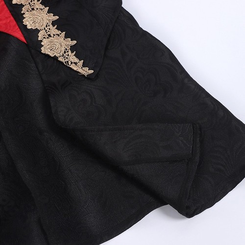 Casual Women Embroidered Jacket Steampunk Style for Parties and Vacations - Picture 6 of 22