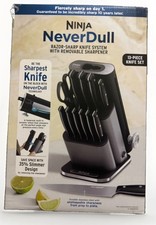 Ninja Neverdull Razor-sharp 13-piece Knife System With Removable Sharpener Ninja Neverdull Razor-sharp 13-piece Knife System With Removable Sharpener