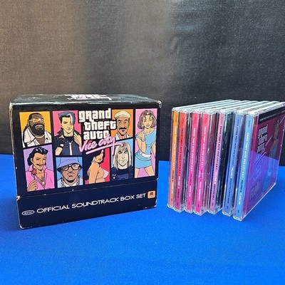Grand Theft Auto Vice City Official Soundtrack Box Set Music CDs Complete 