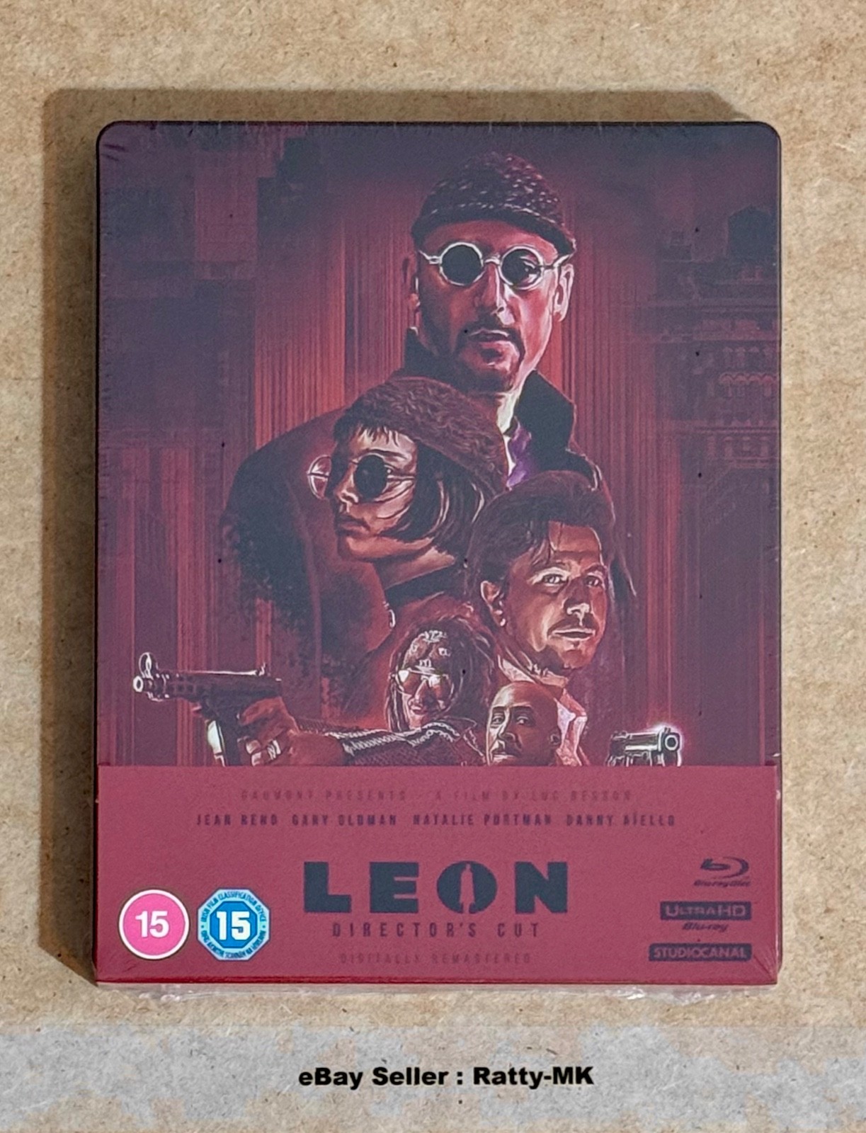 LEON (DIRECTOR'S CUT) - UK EXCLUSIVE 4K + BLU RAY STEELBOOK - NEW & SEALED