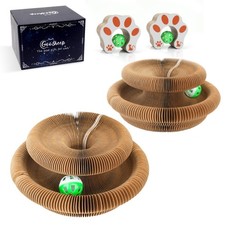 2Pack Magic Organ Cat Scratching Board Cat Accordion Toy Cats Scratching Post...