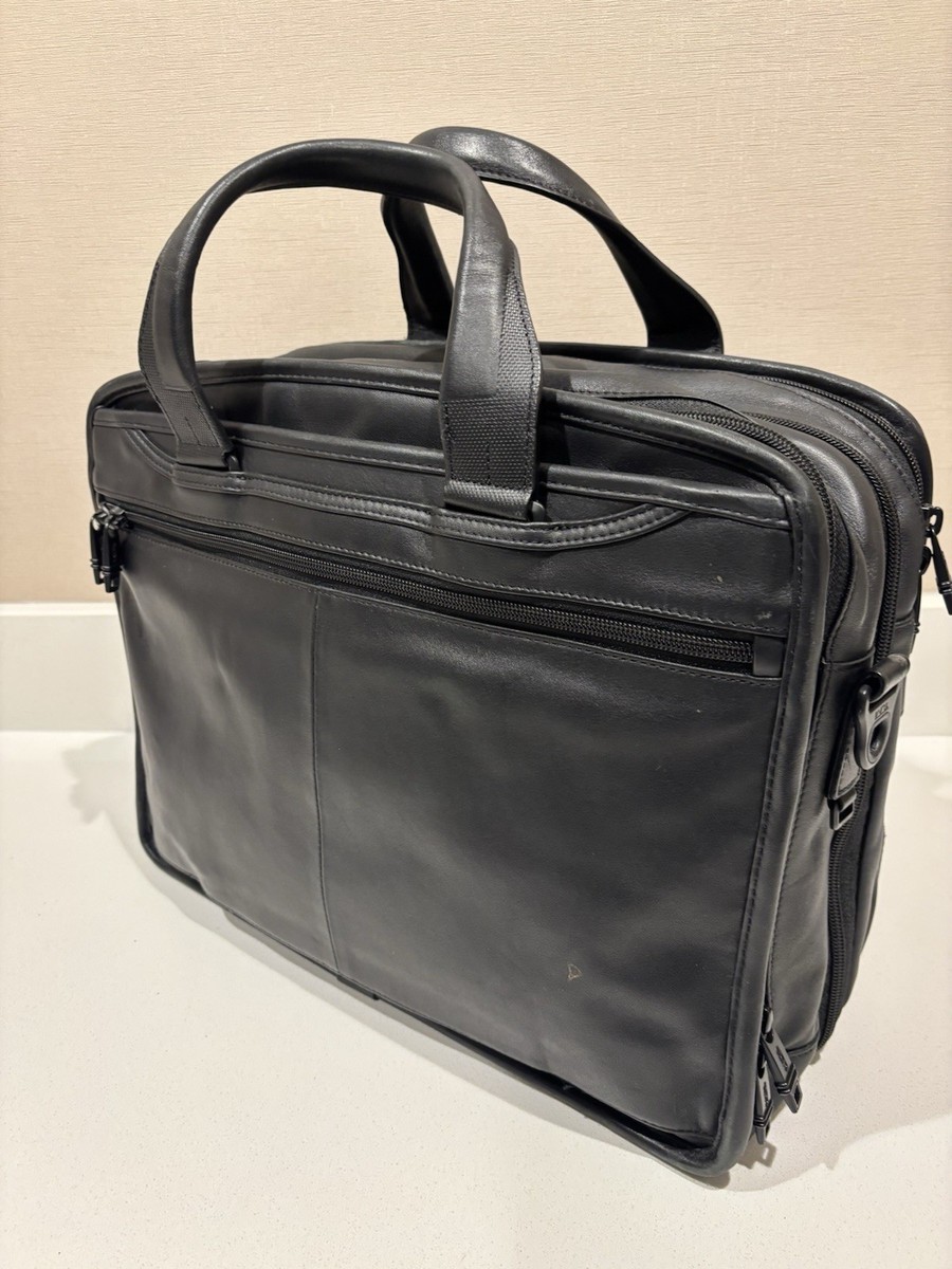 Tumi Alpha Expandable Organizer Laptop Briefcase - Excellent