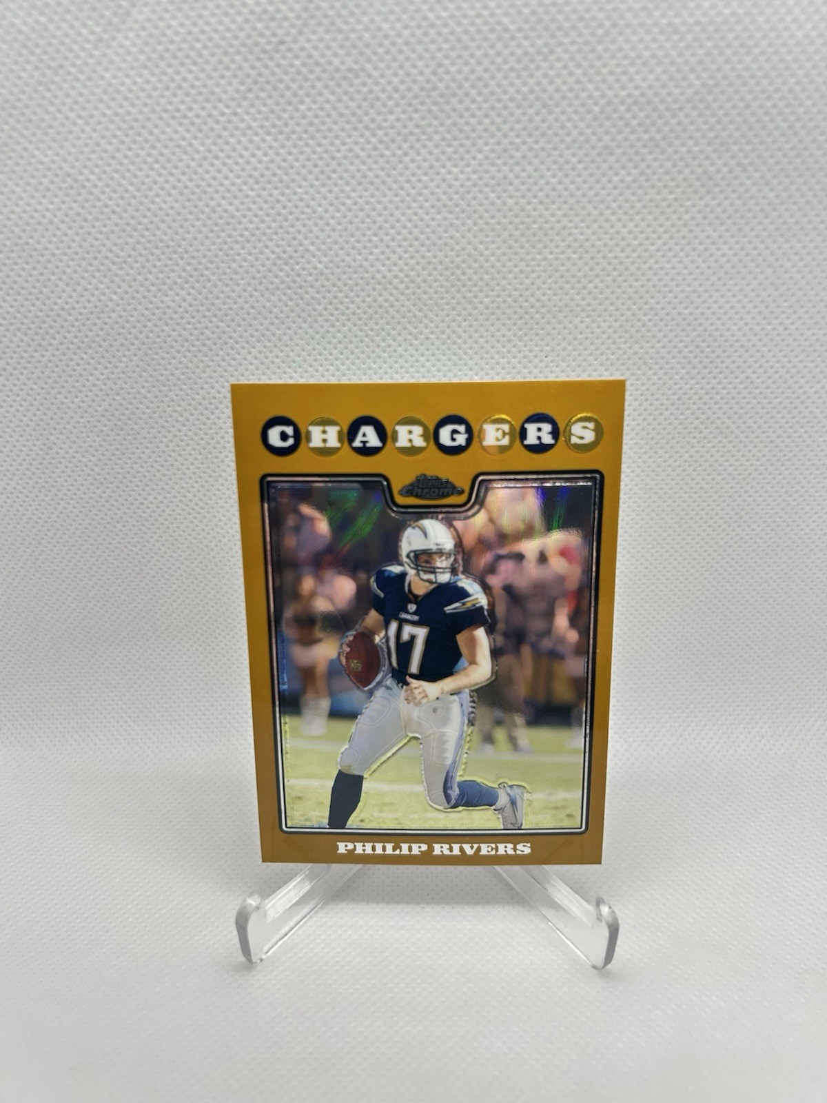 2008 Topps Chrome Gold Refractor /199 Philip Rivers #TC23