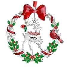 Christmas Ornament 2025 for Christmas Tree Decorations, Large Deer Ornament