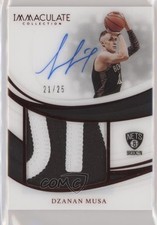 2018-19 Panini Immaculate Premium Red 21/25 Dzanan Musa #PP-DZM Patch Auto 03xg