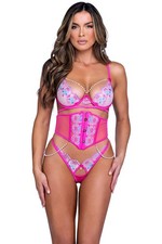 Roma Sultry Siren 3-Piece Waspie Bra Set Li694 Lingerie Thong