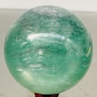 2120G Natural green fluorite Quartz Sphere Crystal Energy Ball Reiki Healing — photo 3