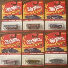 2005 Hot Wheels Classics Series 2 Lot Of 6 Colors 1967 Camaro Convertible