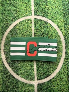 Henrick Larsson Of Sweden Celtic & Feyenoord Signed Captain Armband wCOA