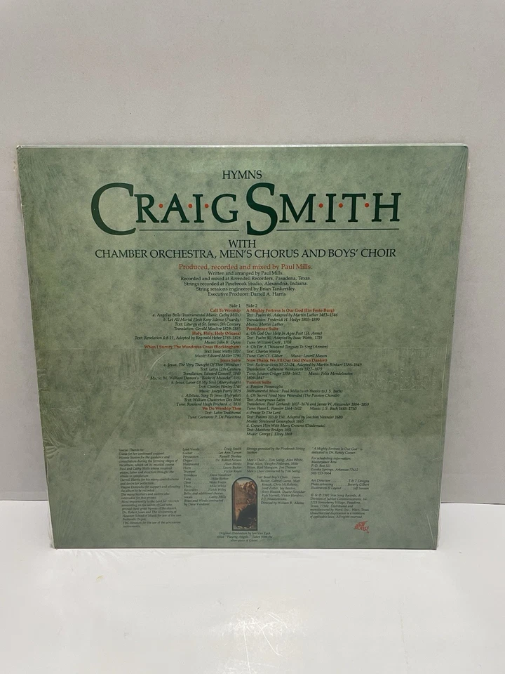 Крэйг Смит — гимны (1982), виниловая пластинка, звездная песня • христианство, поклонение и похвала - Изображение 2 из 4